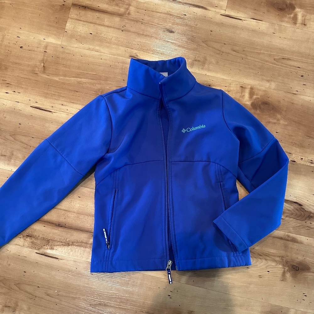Columbia fall/spring jacket coat girl small (7/8)